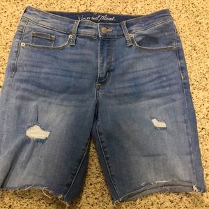 From target longer Jean shorts